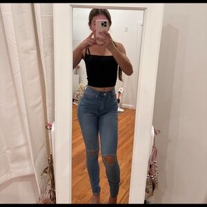 Blue Turtle skinny Ripped Jeans